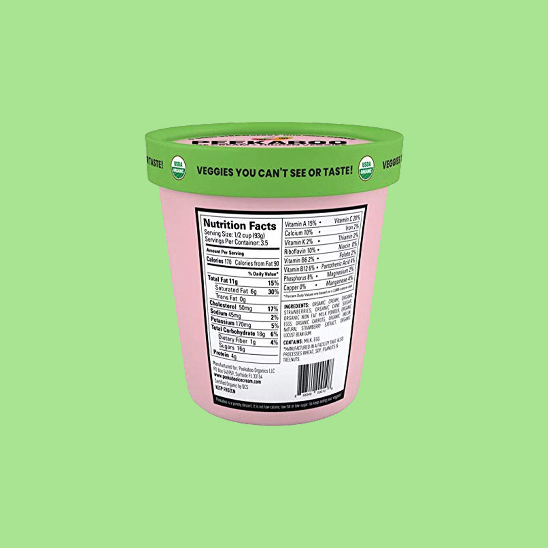 Strawberry Organic Ice Cream